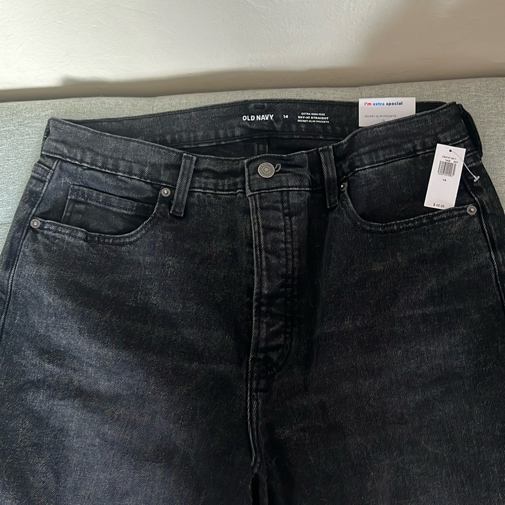Old Navy size 14 black jeans